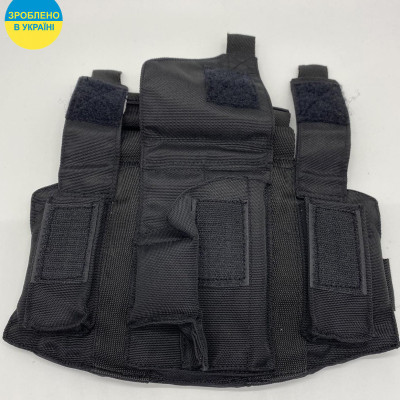 Кобура -набедрена, універсальна для ПМ, ФОРТ, ТТ, тк. кордура, колір чорний