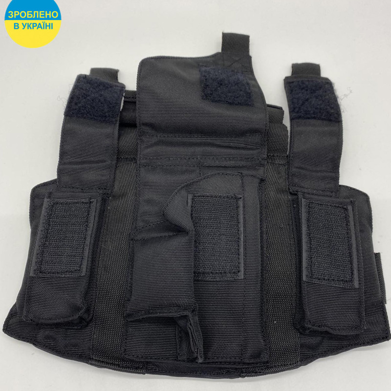 Кобура -набедрена, універсальна для ПМ, ФОРТ, ТТ, тк. кордура, колір чорний