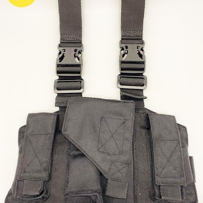 Кобура -набедрена, універсальна для ПМ, ФОРТ, ТТ, тк. кордура, колір чорний