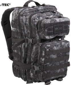 Рюкзак Mil-Tec тактический, 36л молли BACKPACK US ASSAULT LARGE черный камуфляж