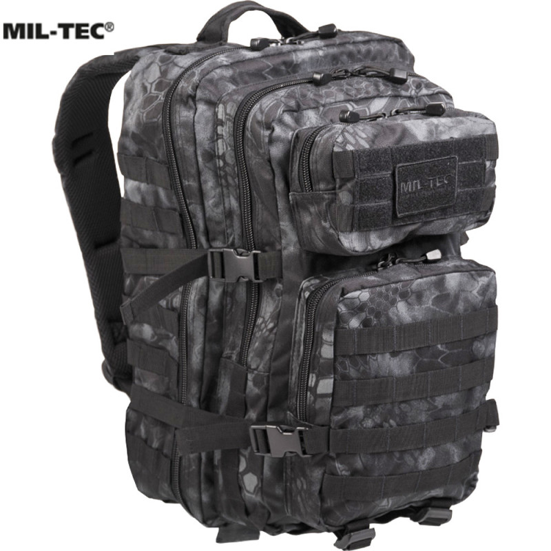 Рюкзак Mil-Tec тактический, 36л молли BACKPACK US ASSAULT LARGE черный камуфляж
