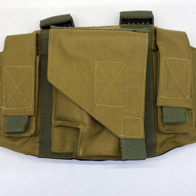 Кобура набедрена, універсальна для ПМ, ФОРТ, ТТ, тк. кордура, колір койот, чорний