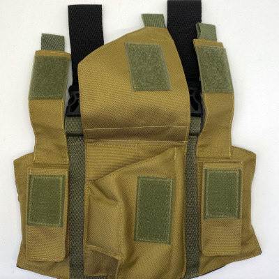 Кобура набедрена, універсальна для ПМ, ФОРТ, ТТ, тк. кордура, колір койот, чорний