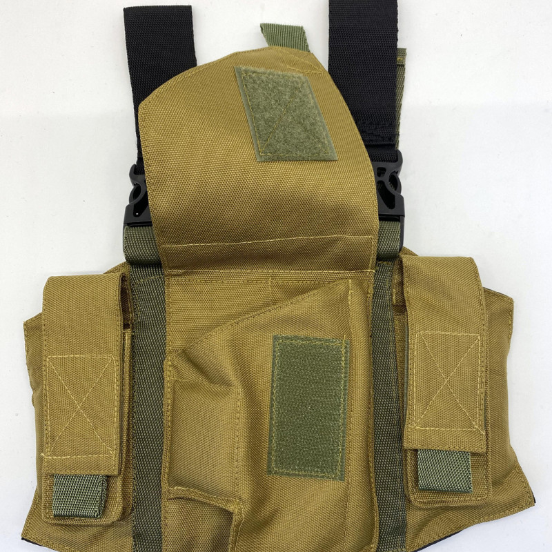 Кобура набедрена, універсальна для ПМ, ФОРТ, ТТ, тк. кордура, колір койот, чорний