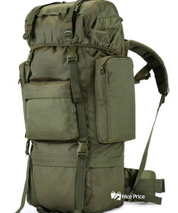 Рюкзак тактический с металическим каркасом Туристичний похідний рюкзак з каркасом цвет Хаки