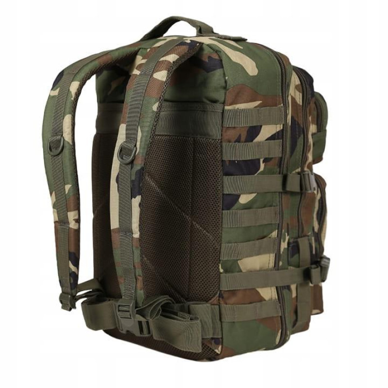 Рюкзак Mil-Tec тактичний, 36л молли BACKPACK USSSSAULT Pack II woodland (Розмер В51 х Ш29 х Г28 см)