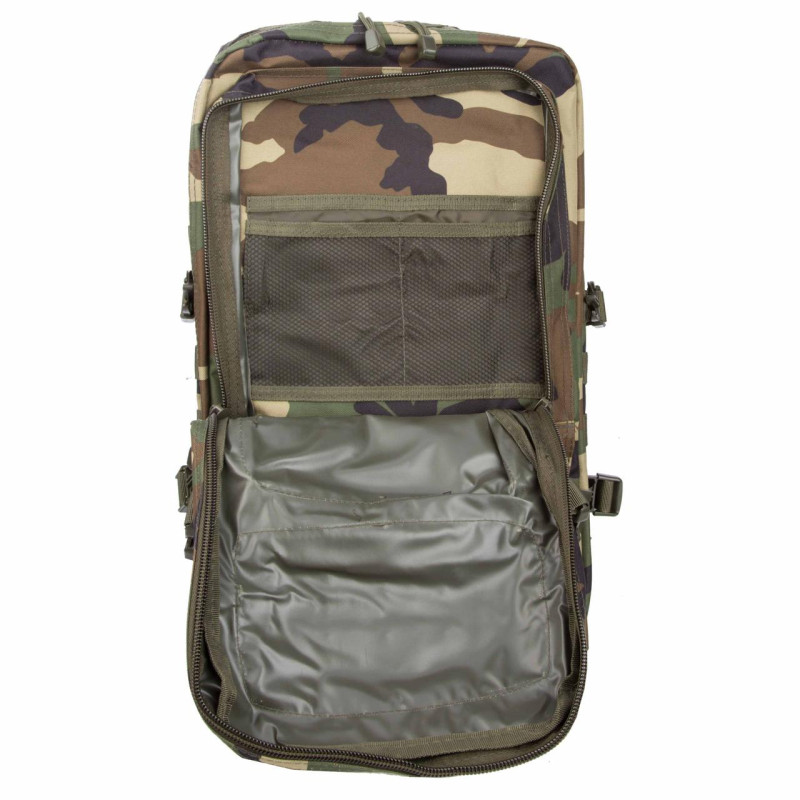 Рюкзак Mil-Tec тактичний, 36л молли BACKPACK USSSSAULT Pack II woodland (Розмер В51 х Ш29 х Г28 см)