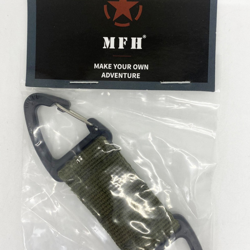 Універсальний власник MFH, двостоній карабін олива
