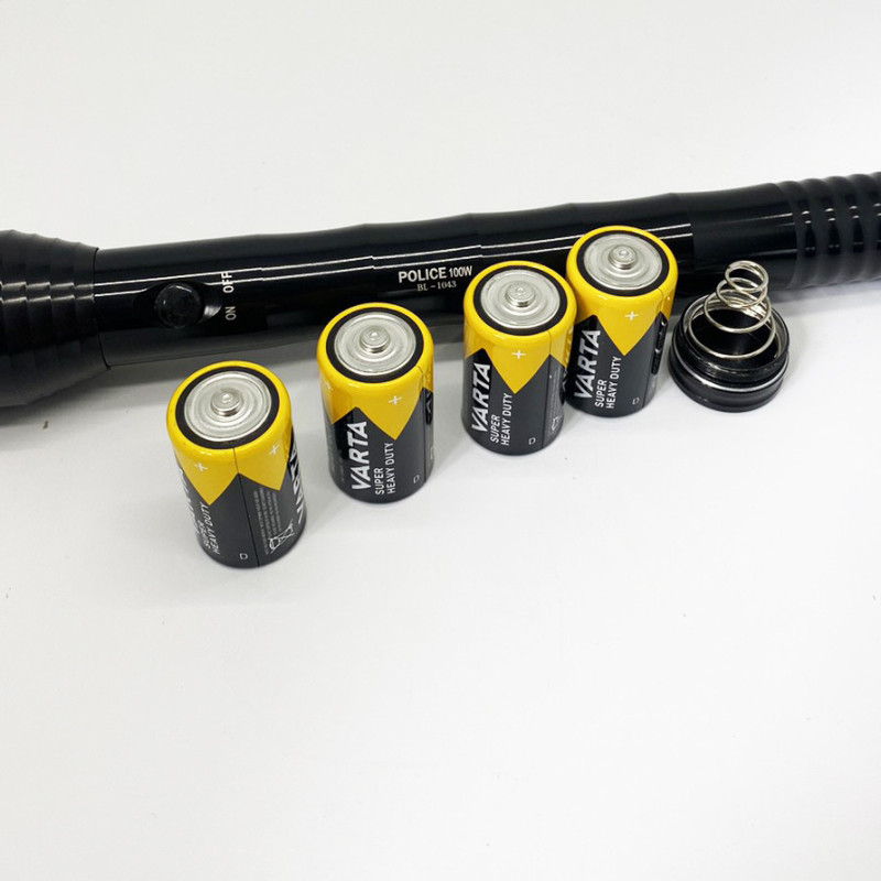 Ручний світлодіодний ліхтарик Police Bailong BL 1043 100 W тактичний ліхтарик