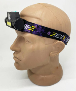 Ліхтар налобний акумуляторний магнітний | акумулятор 18650 вбудований XP-G Q5 | світлодіодний тактичний СОВ