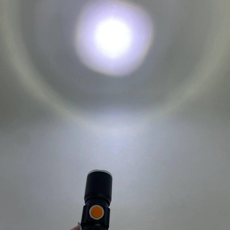 Ліхтарик ручний  X-Balog протиударний, вологостійкий із заряджанням USB Тактичний ліхтар POLICE BL-616-T6 Zoom