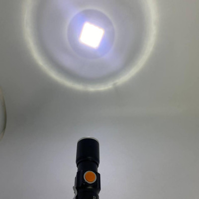 Ліхтарик ручний  X-Balog протиударний, вологостійкий із заряджанням USB Тактичний ліхтар POLICE BL-616-T6 Zoom