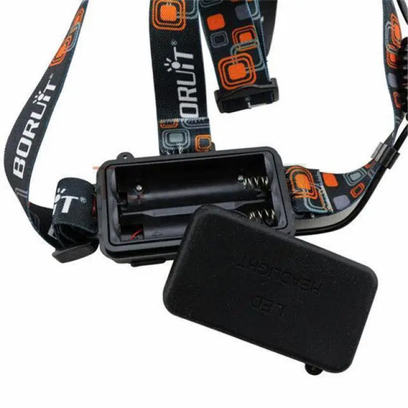 Ліхтар налобний акумуляторний на двох акумуляторах 18650, Ліхтар на акумуляторі, потужний налобний ліхтар