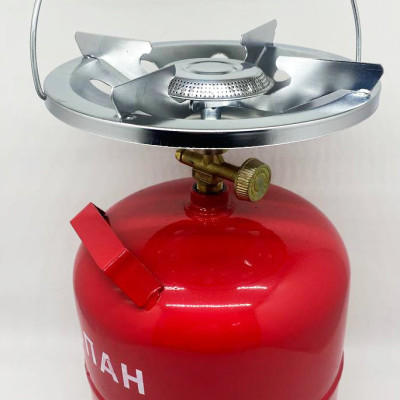 Балон гозовий 8 літрів, туристичний газовий балон, кемпінгова газова пічка, газбалон