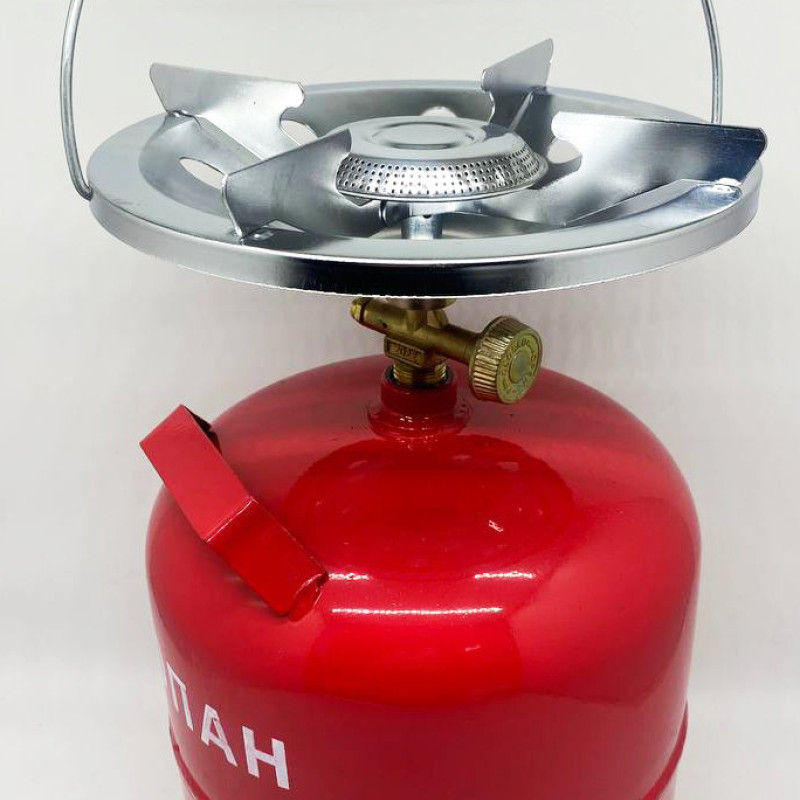 Балон гозовий 8 літрів, туристичний газовий балон, кемпінгова газова пічка, газбалон