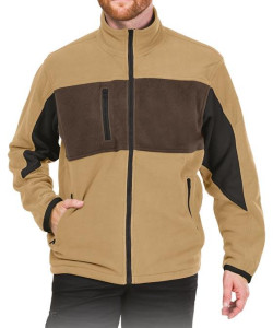 Флісова толстовка щільна, мокрофліс, койот щільність 290 г/м2, арт. L- HOLLMAN